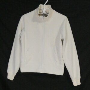 OLD NAVY - Perfect Fit | medium | Fleece Zip-Up Jacket | Ribbed Cuffs and Trim